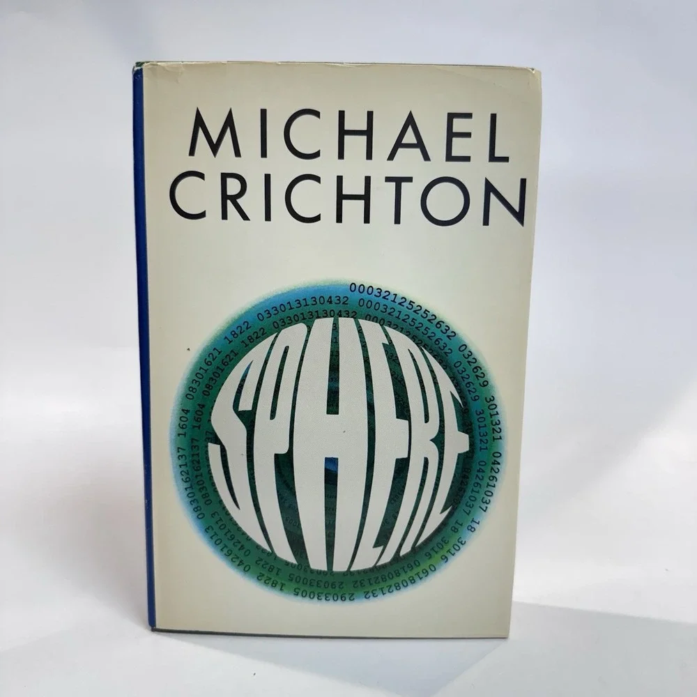 Sphere by Michael Crichton 1987 Knopf USA HC w DJ Book Novel in LNC